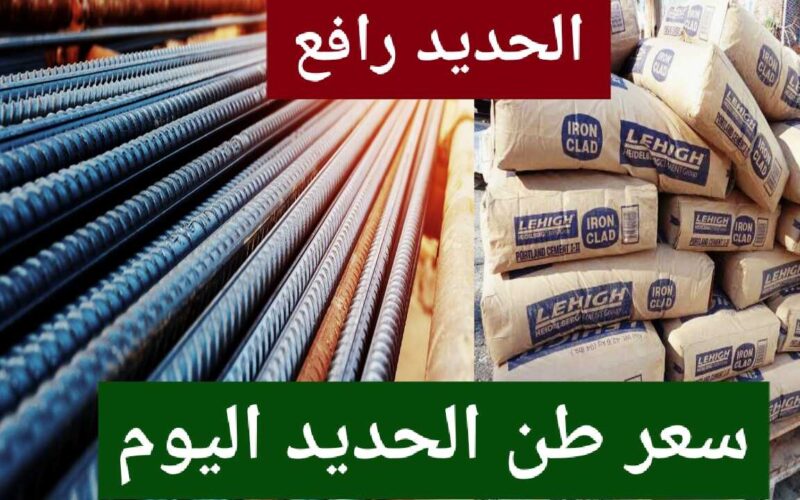 سعر طن الحديد والأسمنت اليوم في مصر