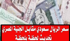 سعر الريال السعودي