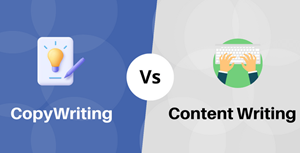 بين content writer و copywriter 2